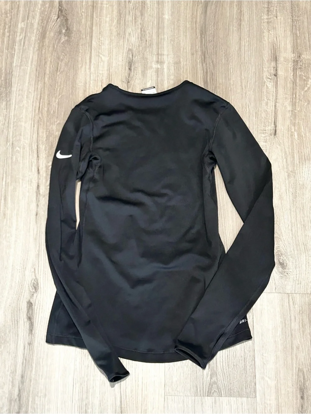❥𝖭𝖨𝖪𝖤: Women’s Long-Sleeve Pro Dri-Fit Top - Black